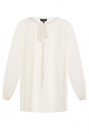 Silk top with tie fastening, zdjęcie 1 Silk top with tie fastening od Theory